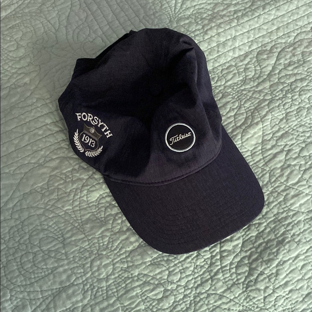 Titleist Blue Hat with Logo Patches